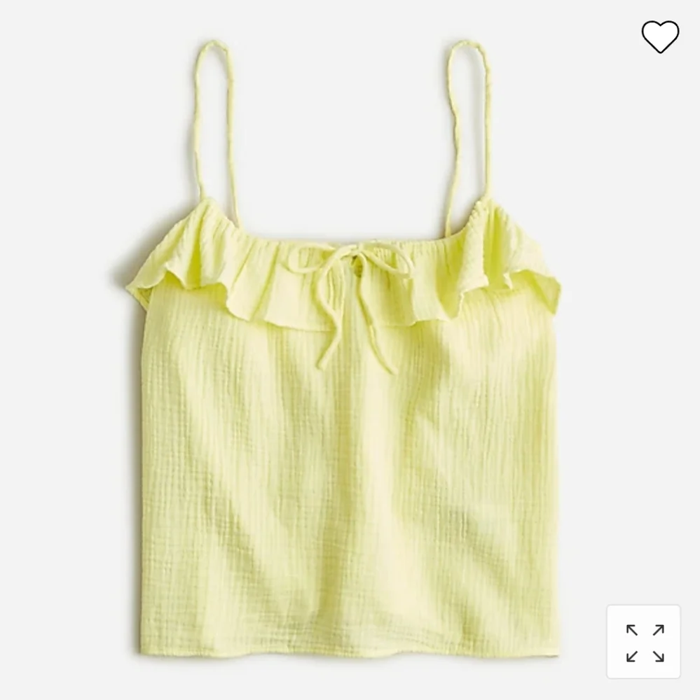 NWT J. Crew rufflle cami top, XS
